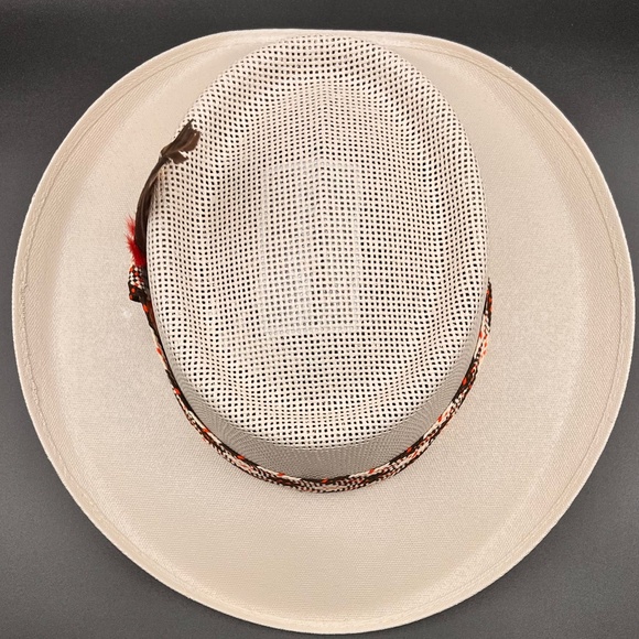 H16 Hat Gallero style in grey with Read + Black headband NWOT - Picture 4 of 9